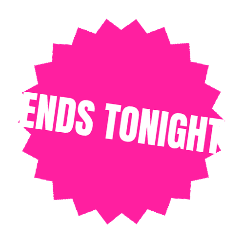 Ends tonight
