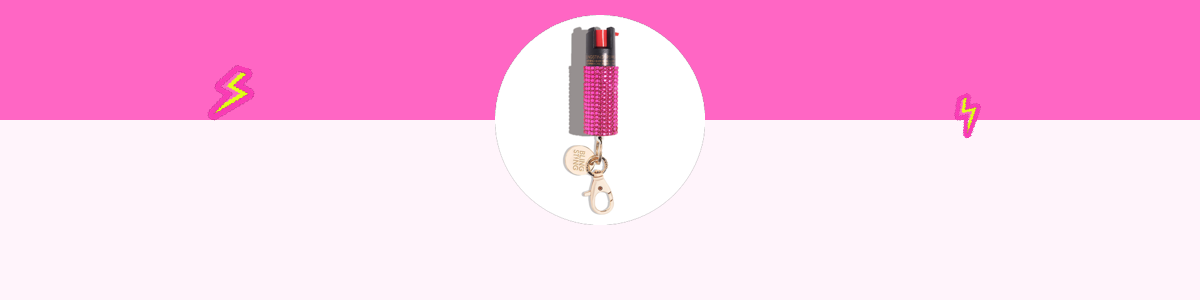 Your Rhinestones Pepper Spray, still in your bag