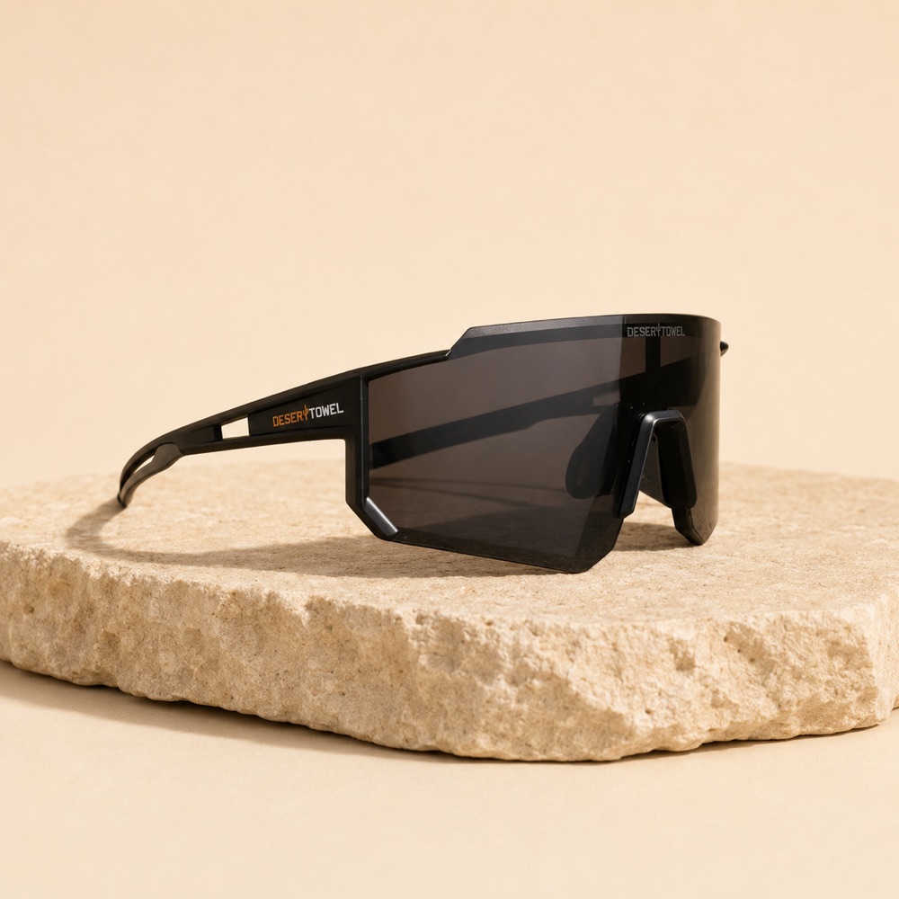 Desert Wood-Frame Polarized Sunglasses