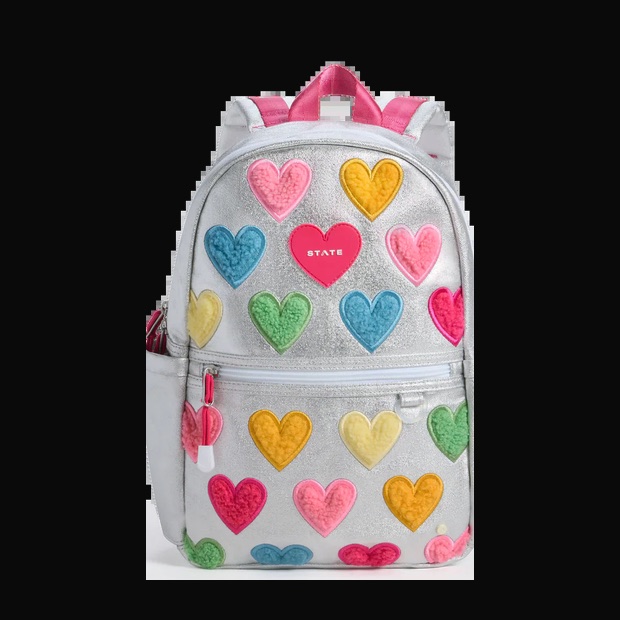 Kane Mini Backpack - Happy Fuzzy Hearts